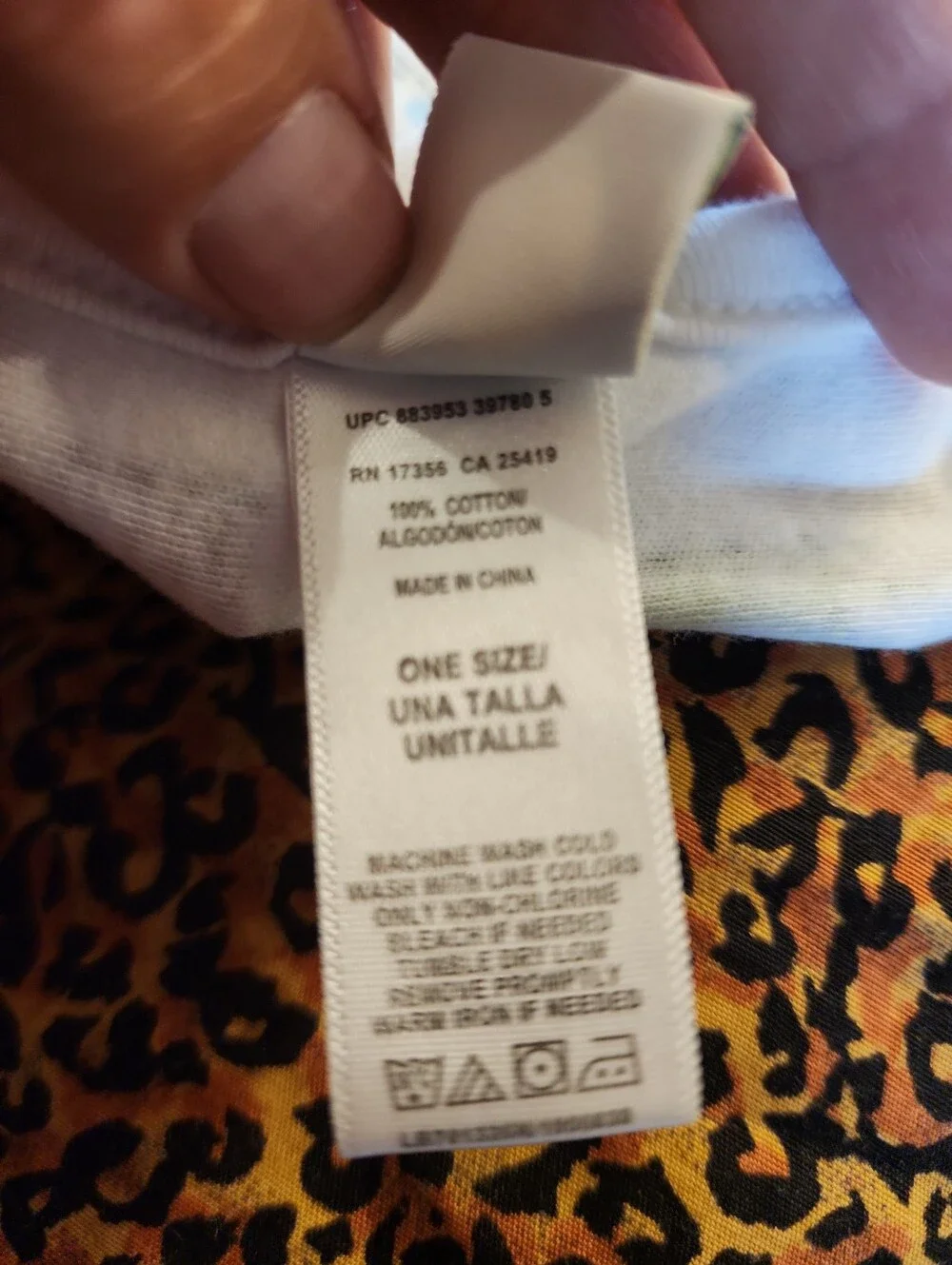 Little Me Baby Blanket Jungle Safari 100% Cotton White